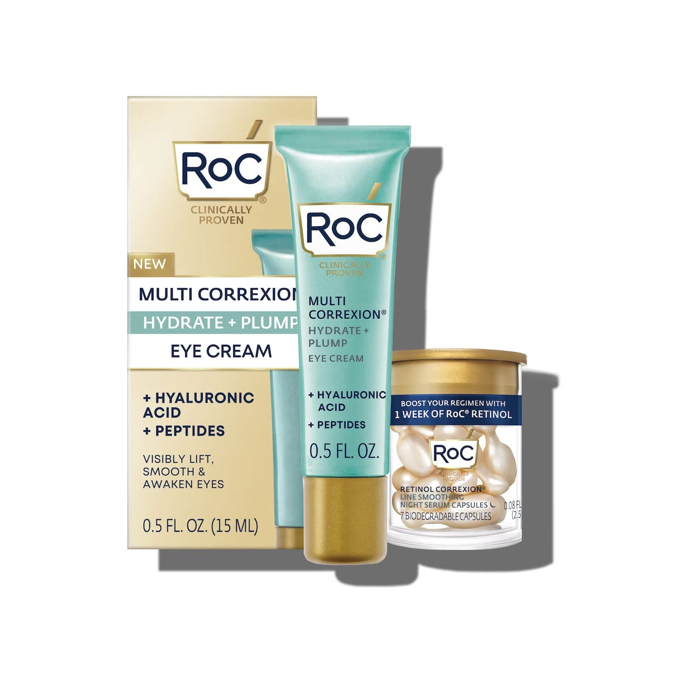 RoC - Crema anti envejecimiento+ cápsulas de retinol