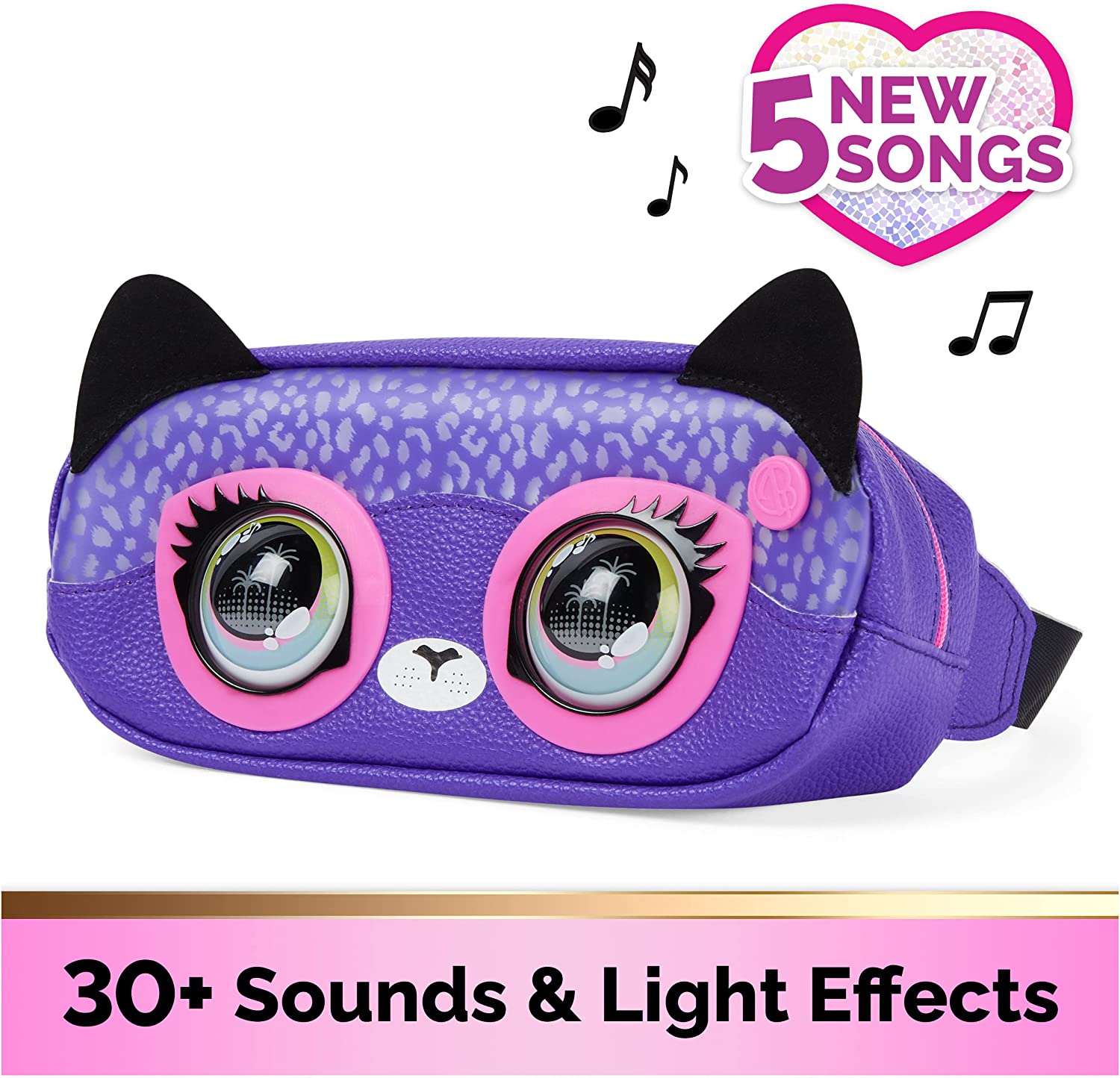 Purse Pets cinturón interactiva 30 sonidos y luces