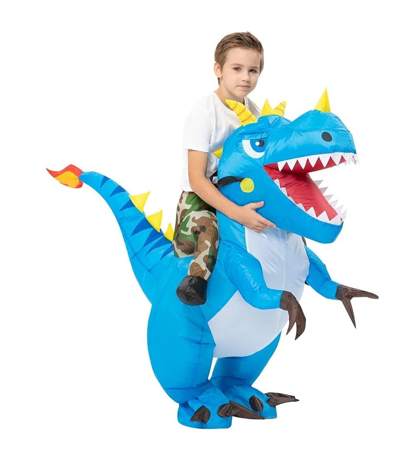 Disfraz inflable de Dinosaurio T Rex