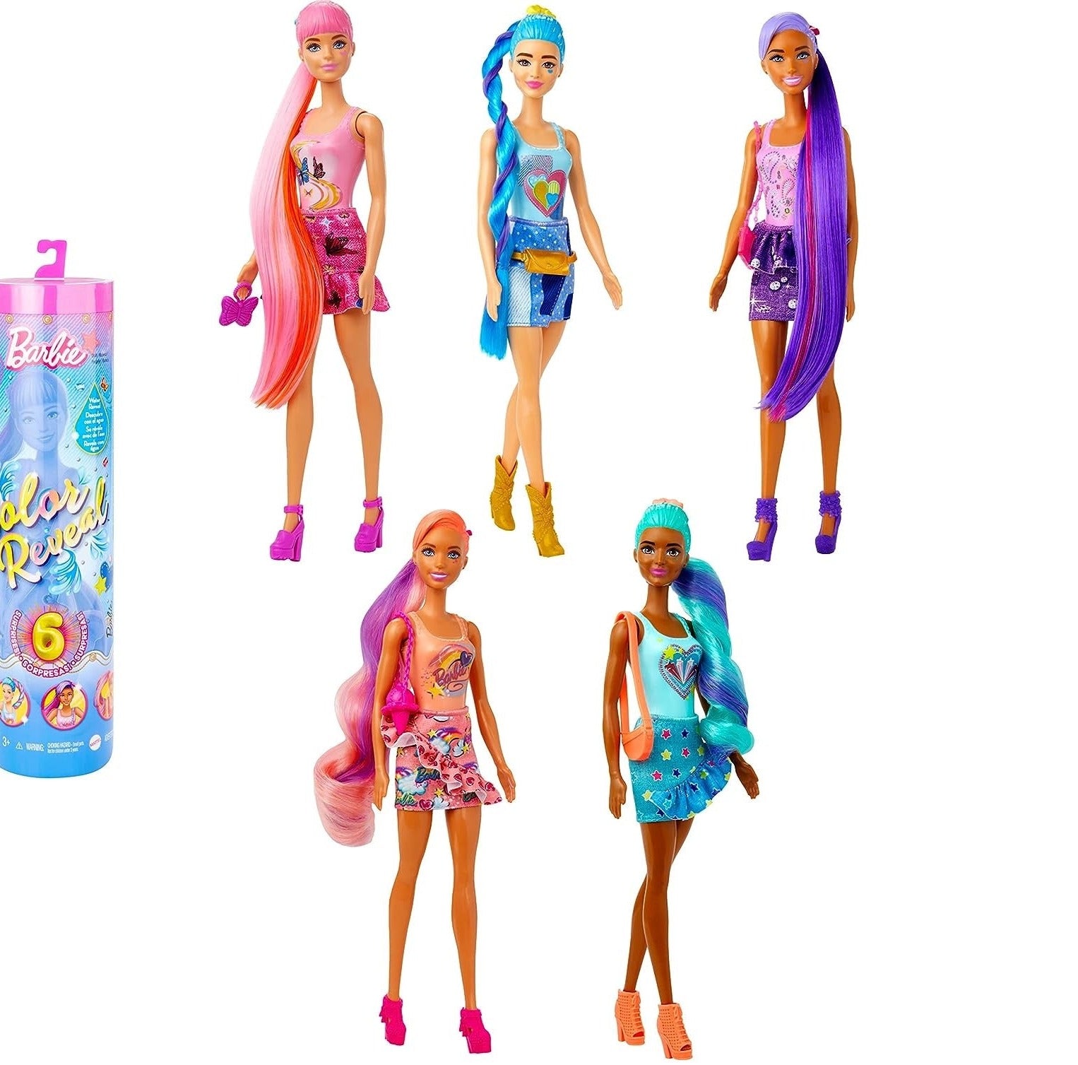 Barbie Reveal de color con 6 sorpresas