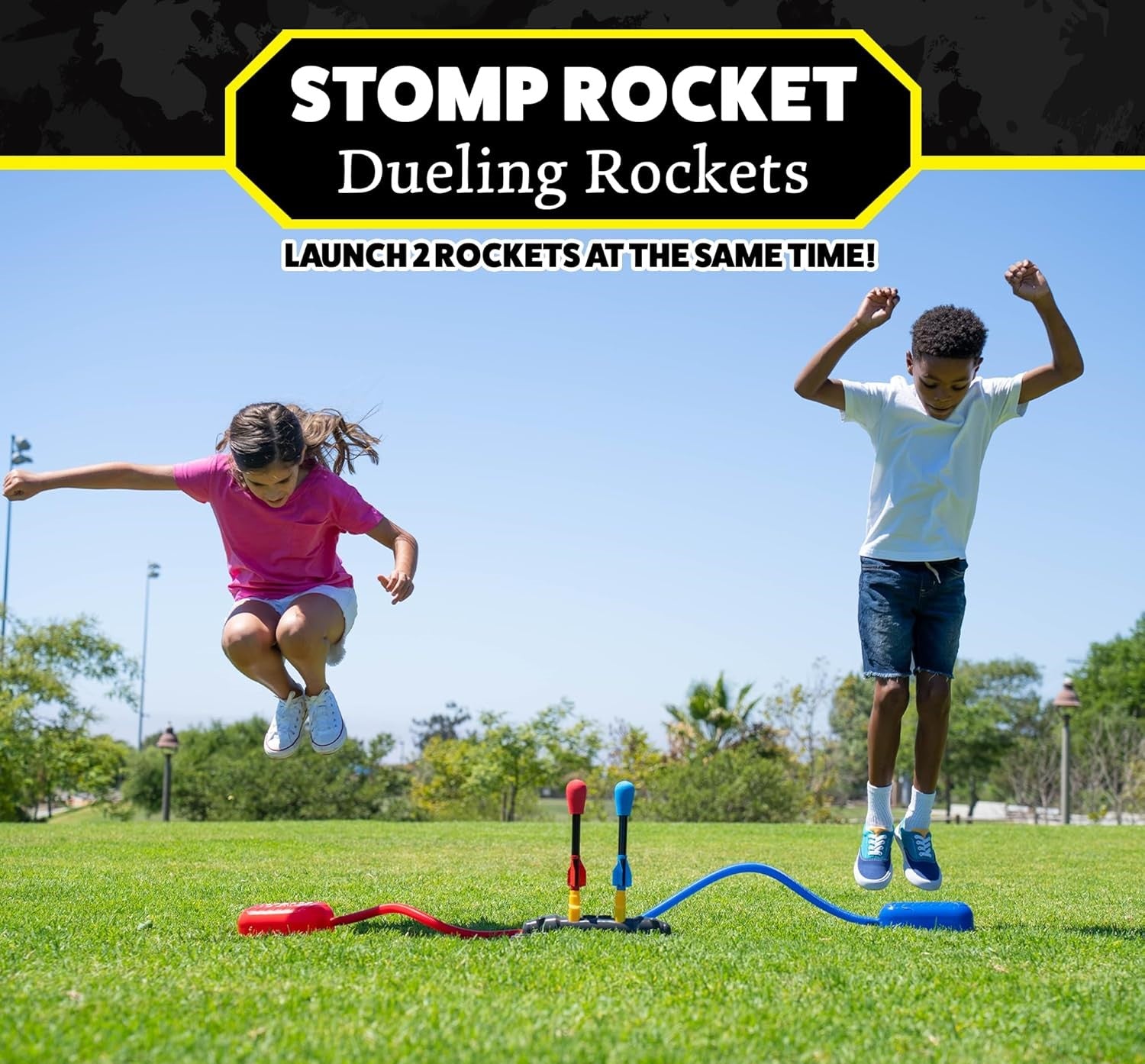 Stomp Rocket Lanzacohetes de duelo