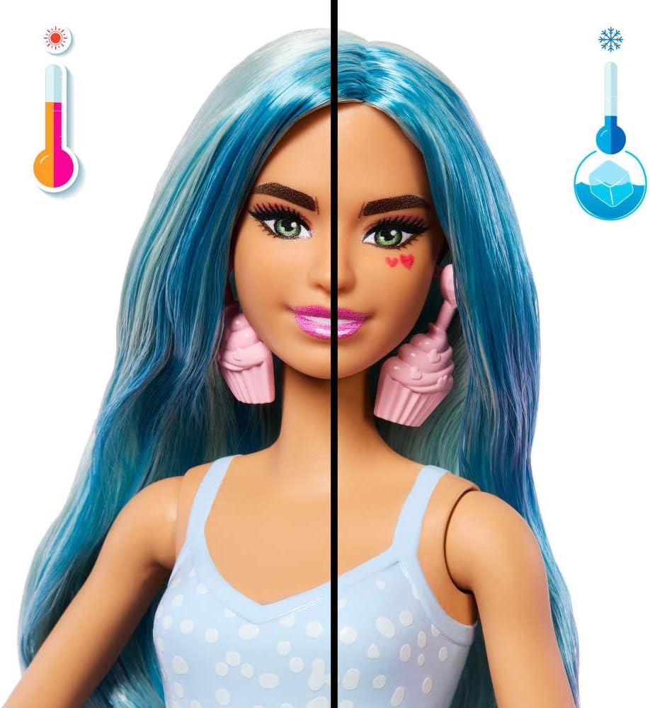 Barbie Pop Reveal Series Fashion Doll Cool Cupcake Azul