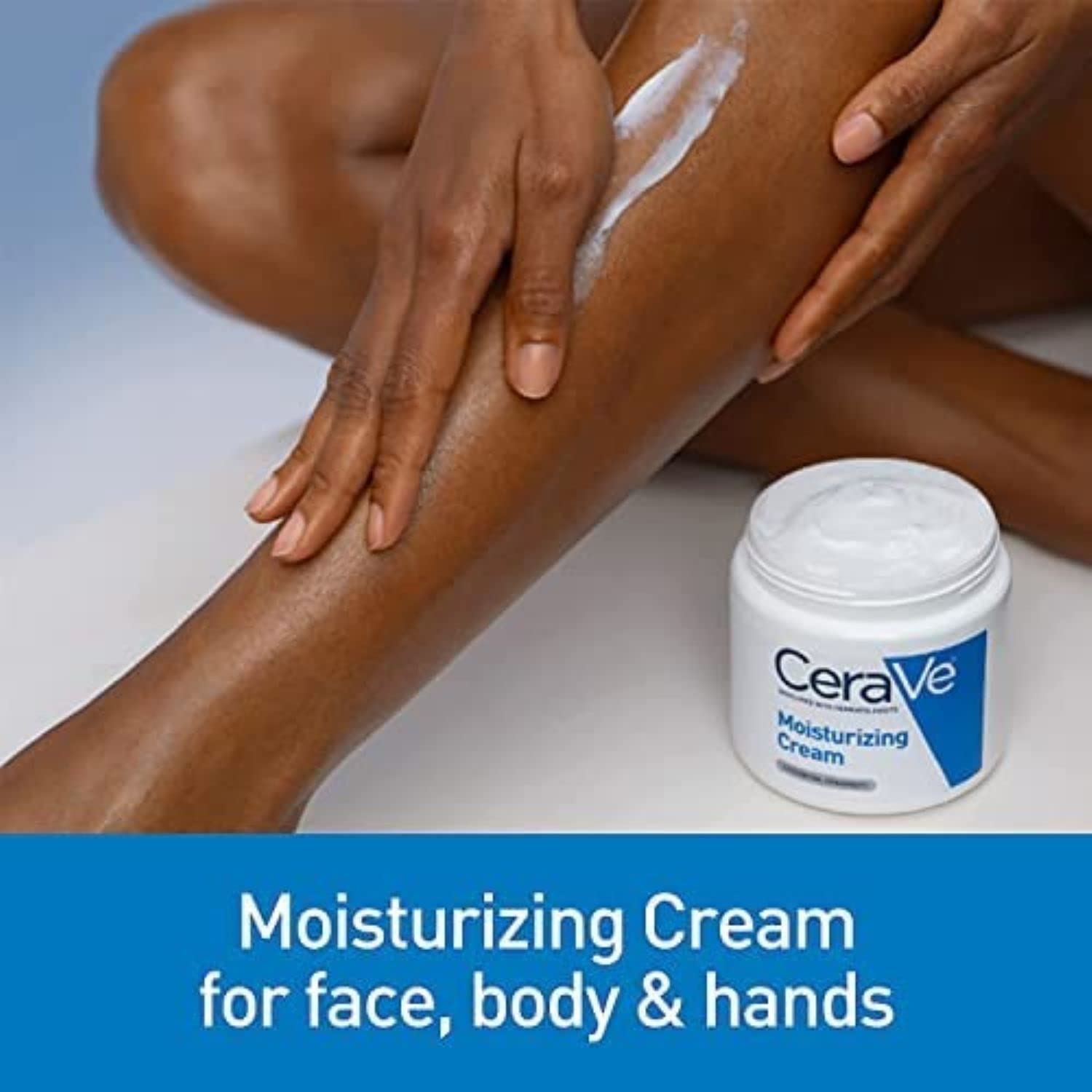 CeraVe Crema Hidratante facial y corporal diaria para pieles secas