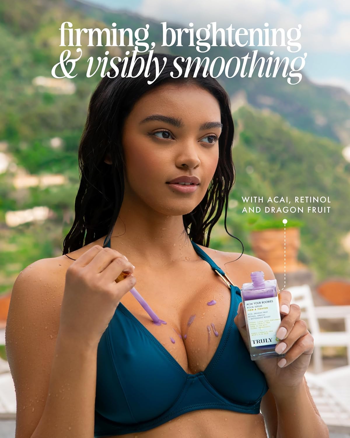 Truly Suero corporal reafirmante Acai para Busto