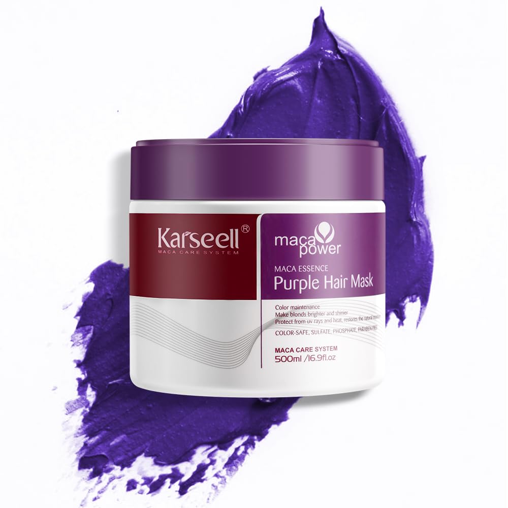 Karseell Mascarilla profesional para cabello rubio plateado