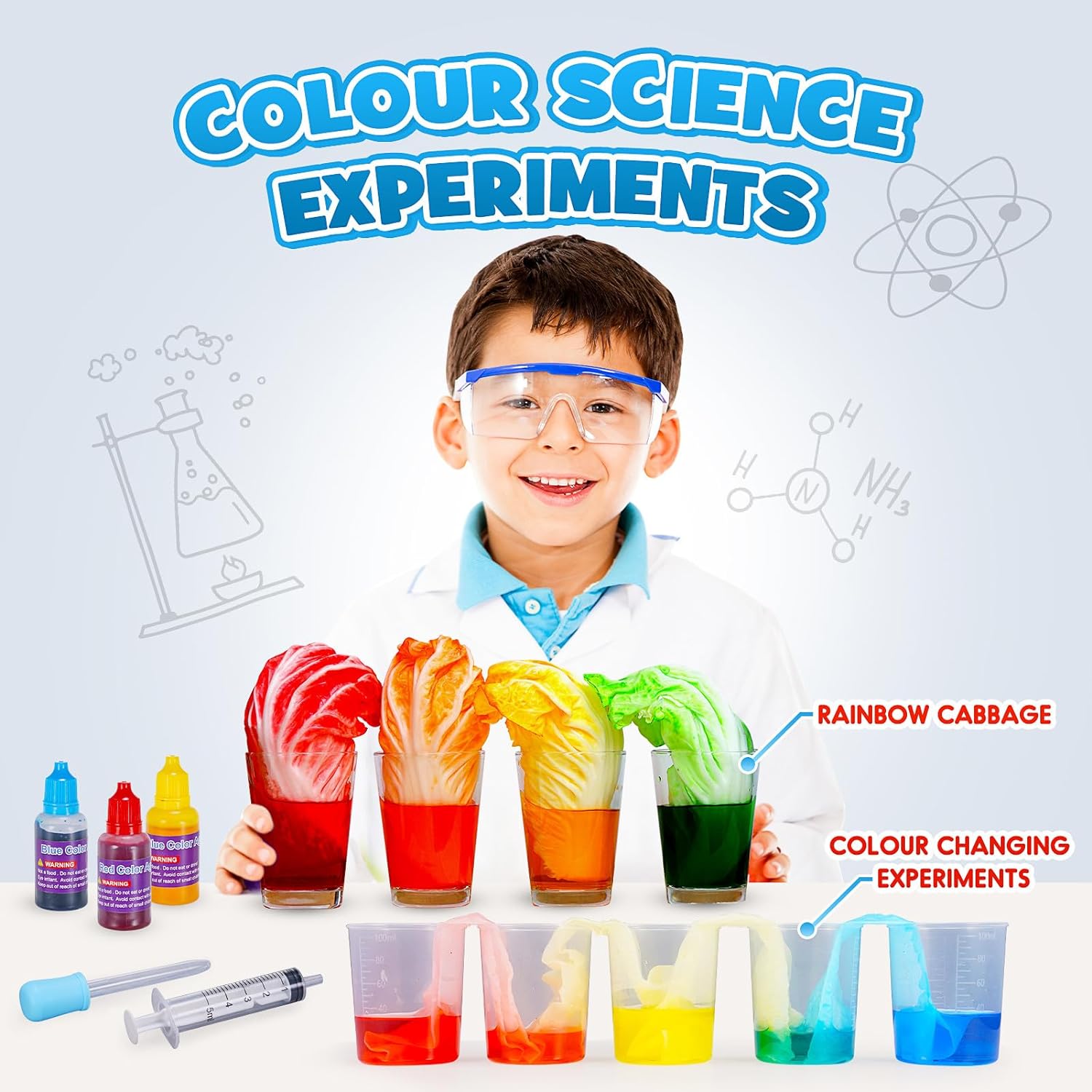 Kits de experimentos científicos