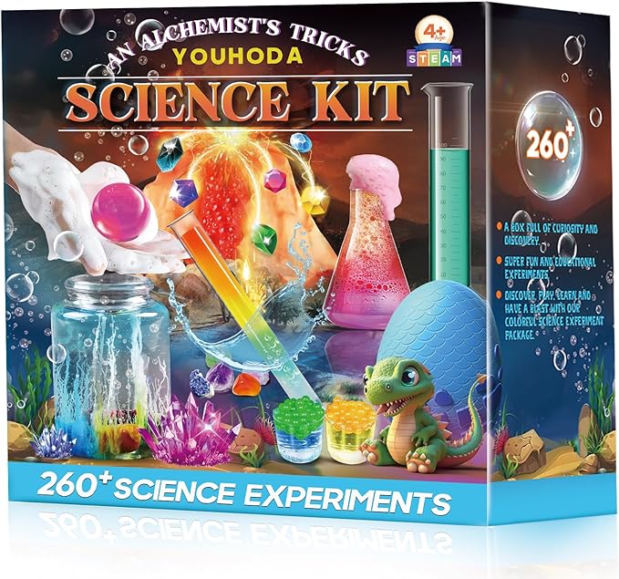 Kit de ciencia Más de 260 experimentos científicos,  más de 120 piezas