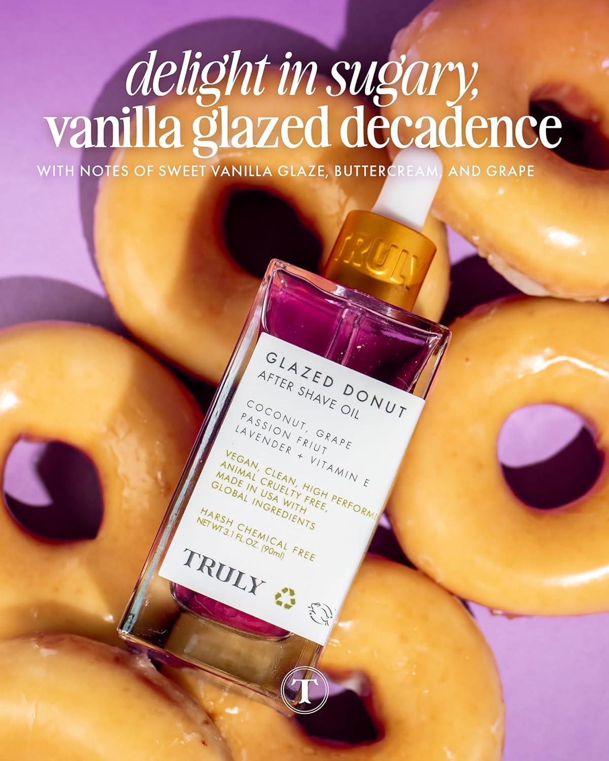 Truly Aceite Glazed Donut After Shave Oil