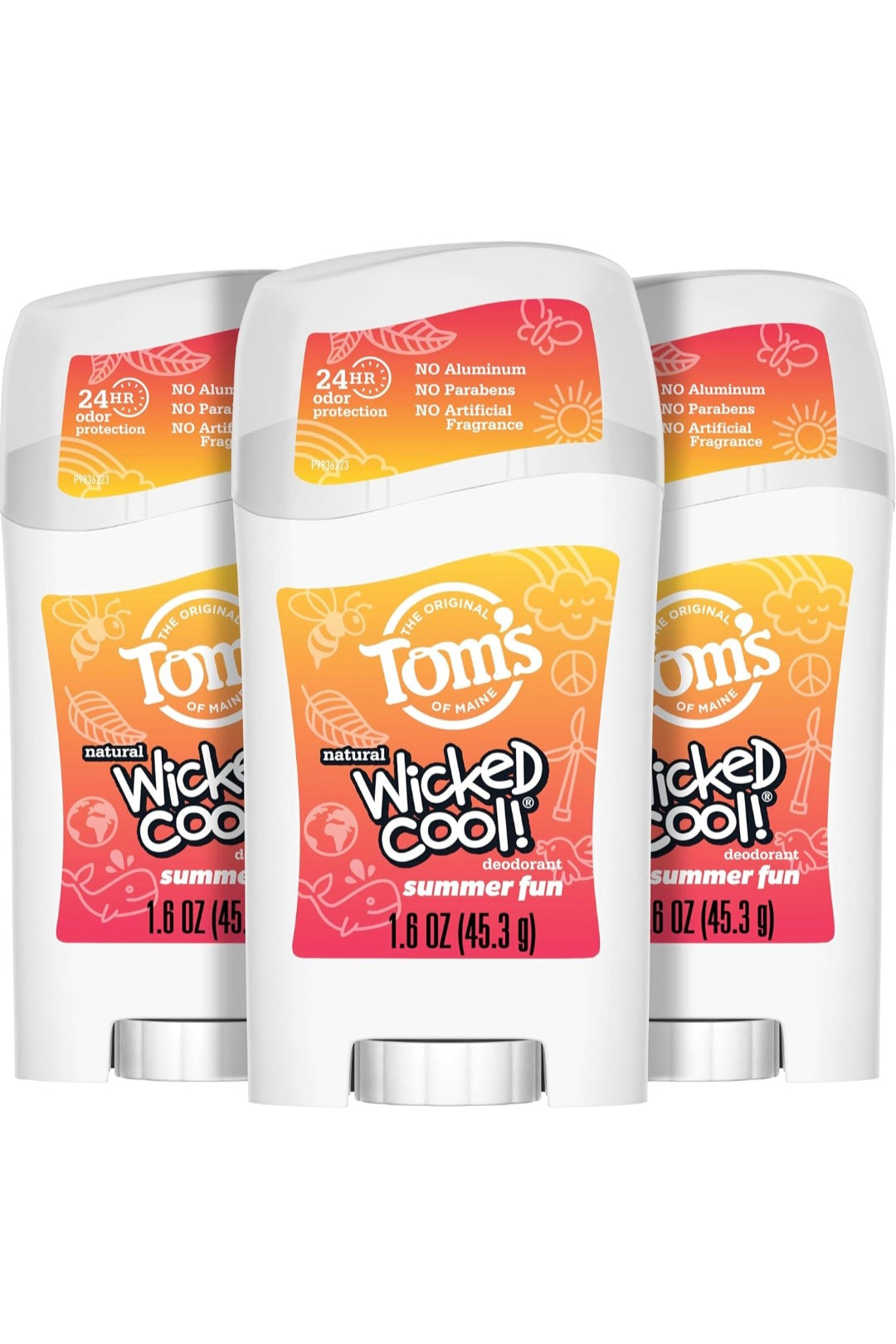 Desodorante Niños Tom's Of Maine Natural Wicked Cool Sin Aluminio (1 unidad)