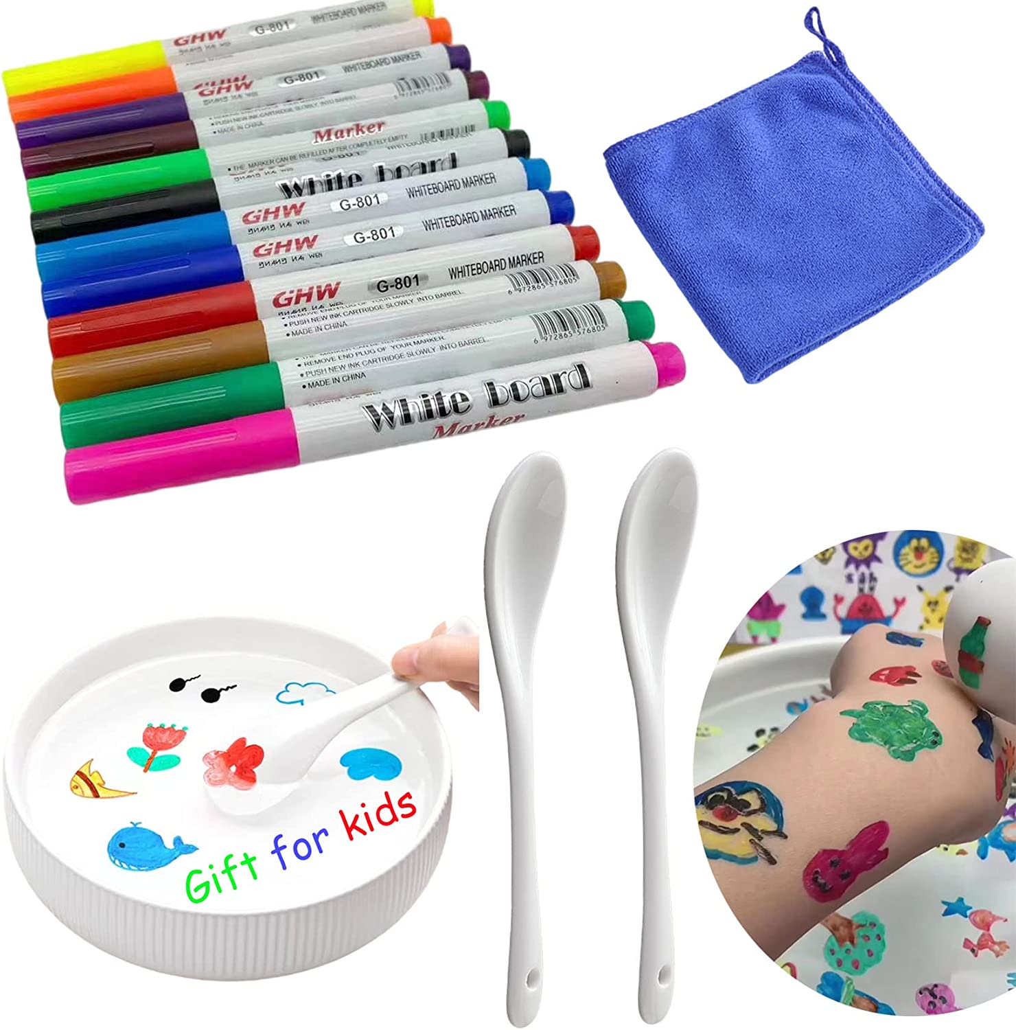 Bolígrafos mágicos de pintura de agua para niños