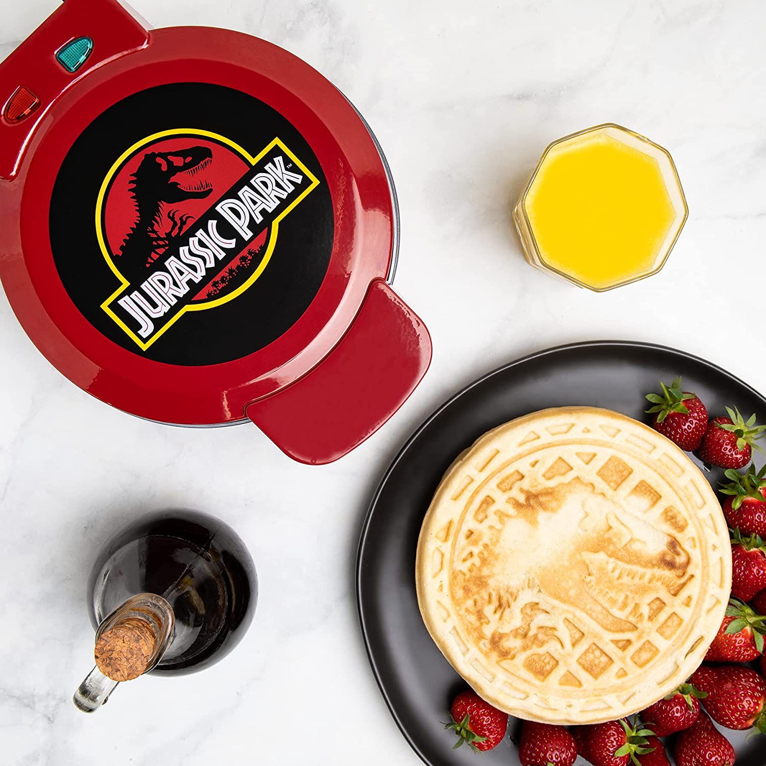 Máquina de waffles Jurassic Park