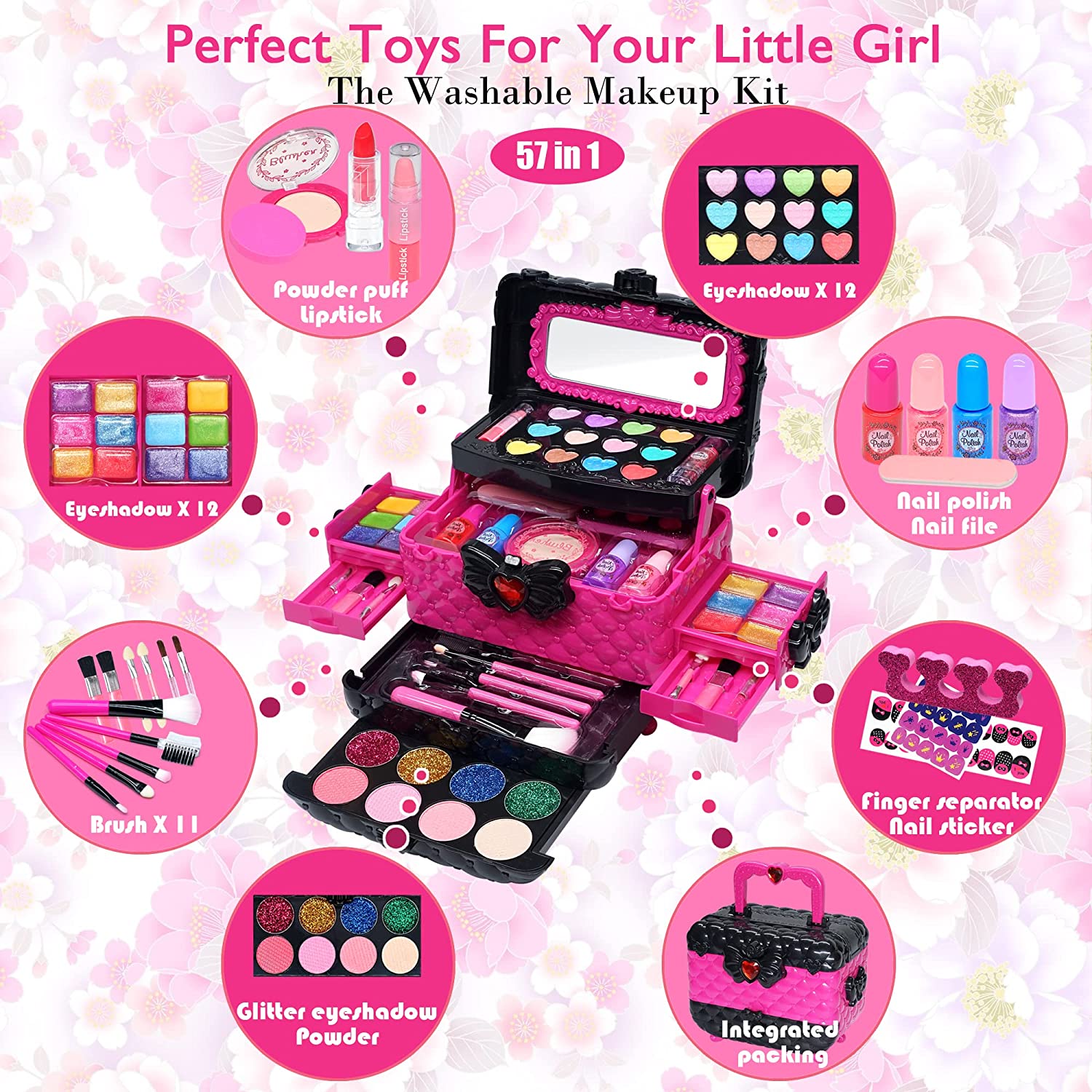 Kit de maquillaje para niñas