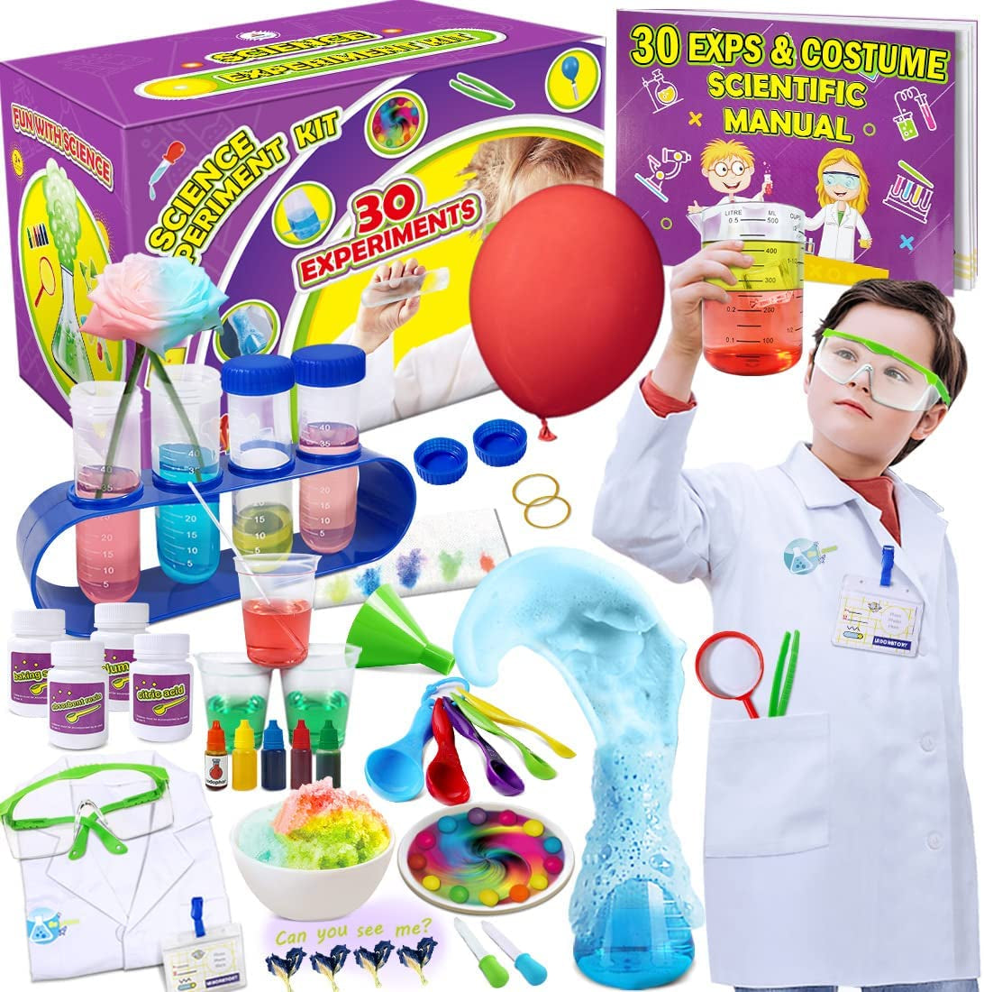 Kit de ciencia para niños +100 experimentos