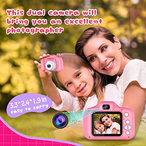 Cámara selfie infantil de video digital HD