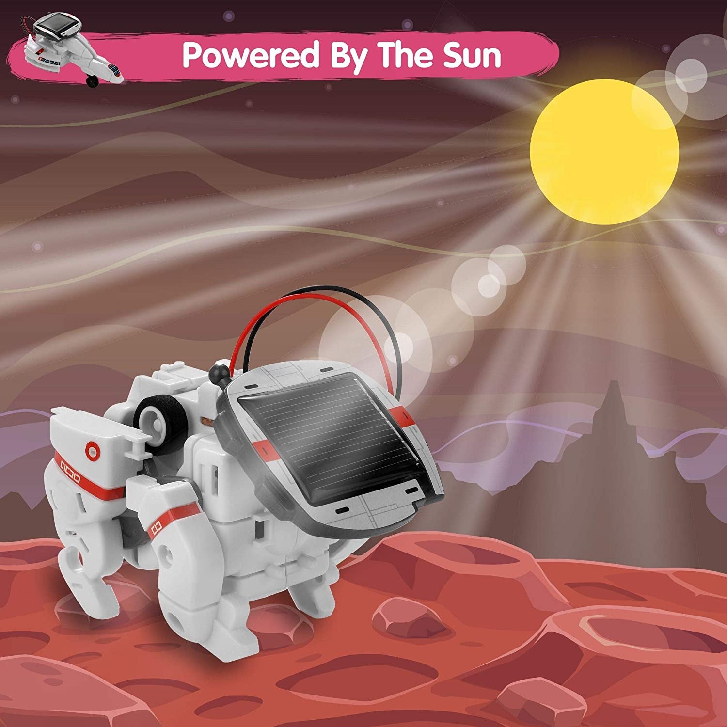 kits de aprendizaje educativos de exploración de luna espacial