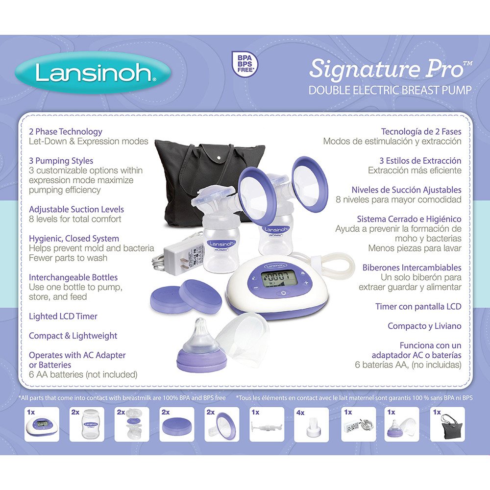 Extractor Eléctrico Lansinoh Signature Pro