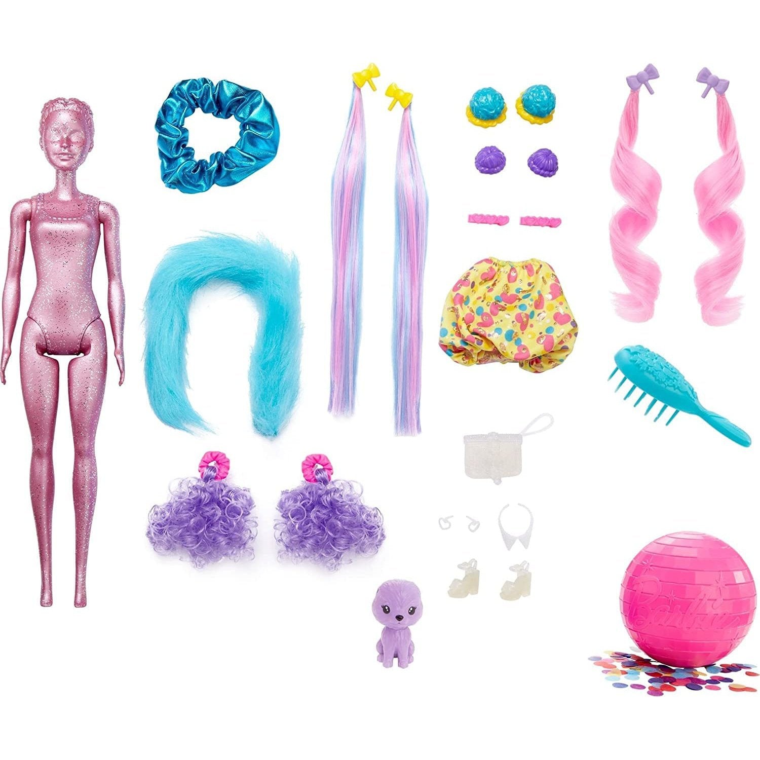 Barbie Color Reveal Glitter Rosa 25 Sopresas