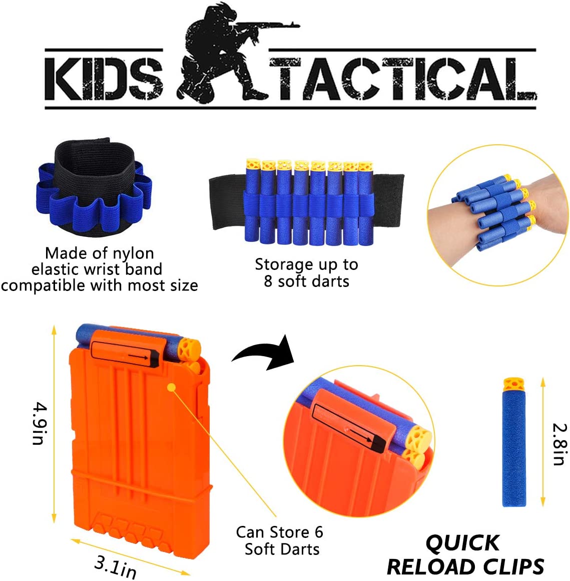 Kit de chaleco táctico para niño