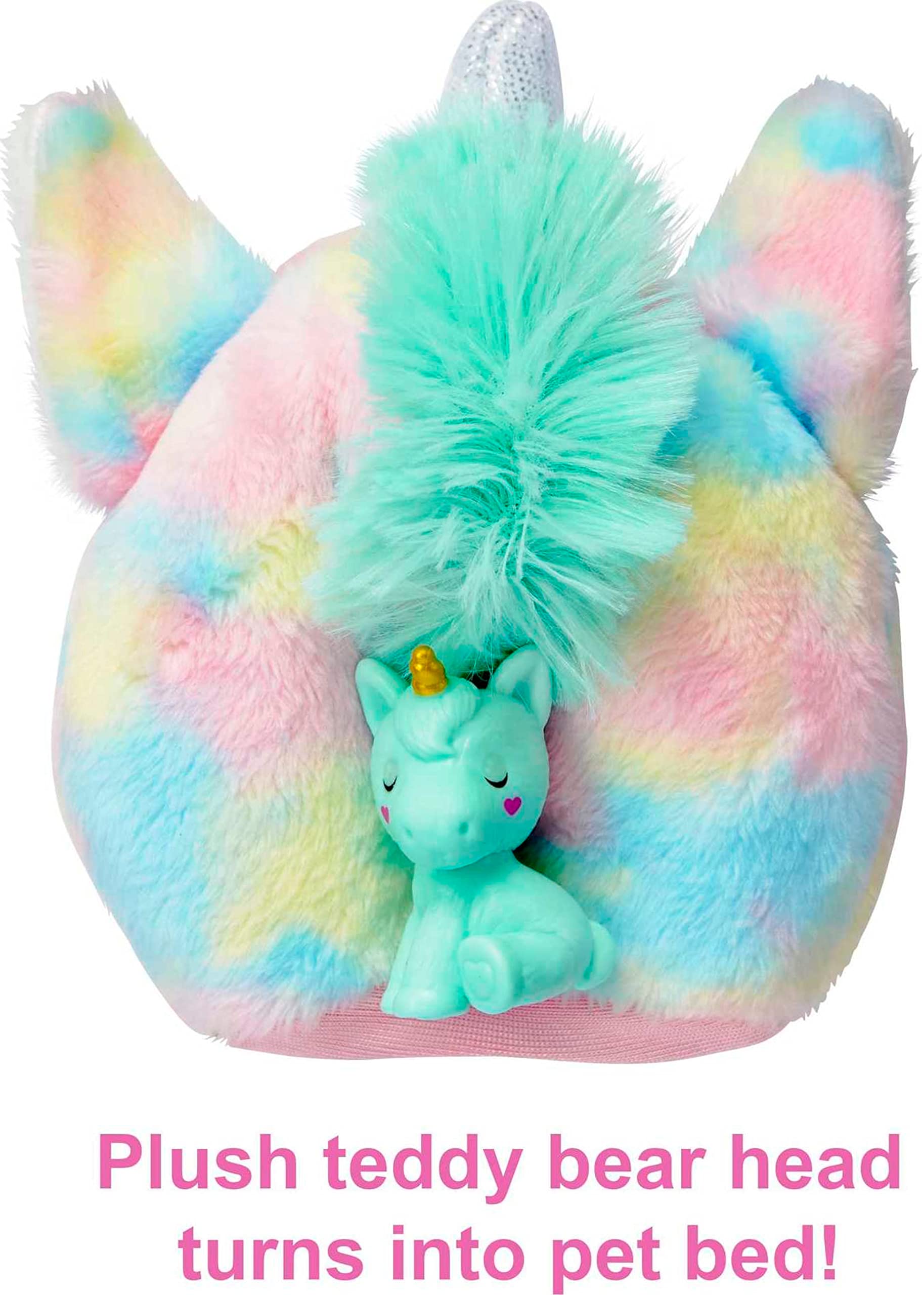 Muñeca Barbie Cutie Reveal unicornio con mascota mini unicornio