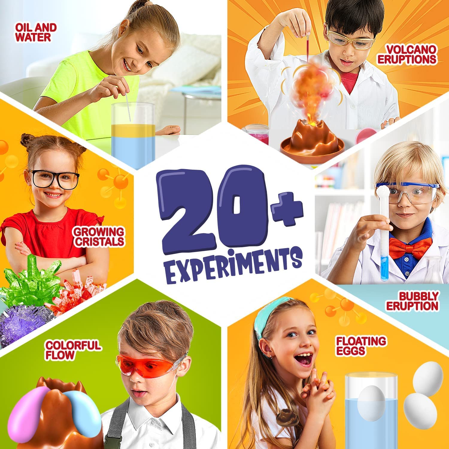 Juego 21 experimentos científicos