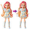 Far Out Toys GLO-UP - Muñeca de moda rubia Tiffany para niñas, joyas deslumbrantes, gemas para el cabello, accesorios, moda, calcomanías faciales, maquillaje, uñas