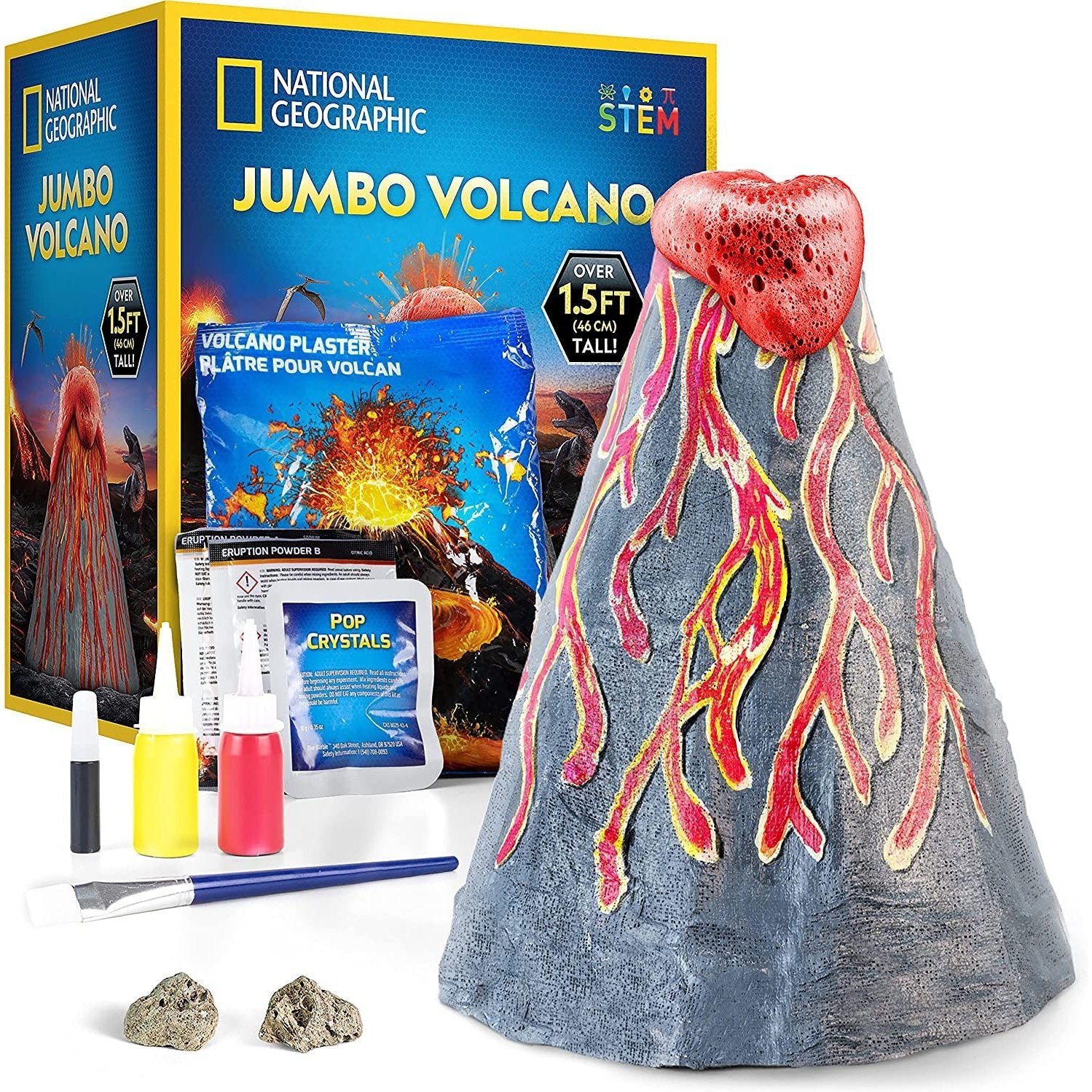 National Geographic kit de volcán