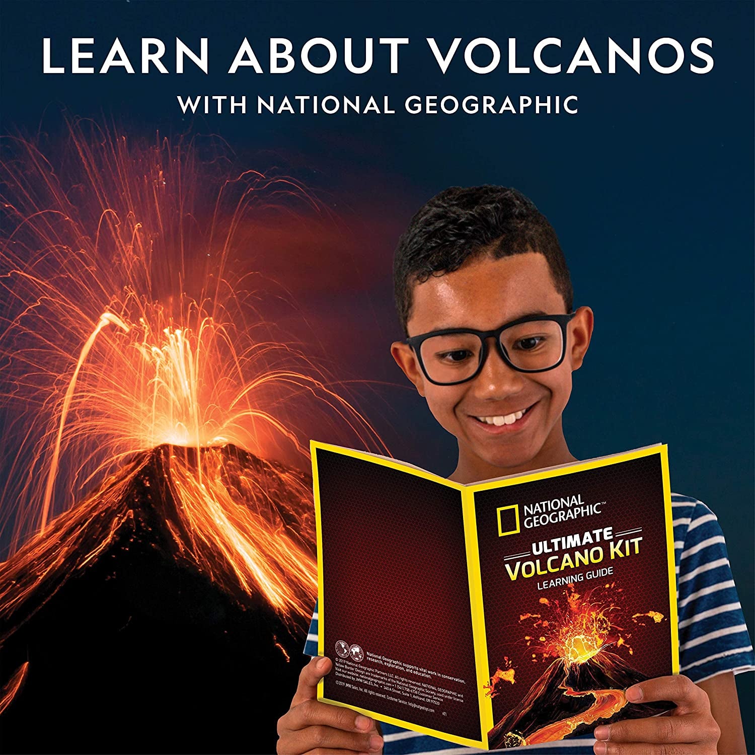 National Geographic kit de volcán